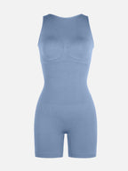 U Back Shape Sculpting Romper with Removable Cups