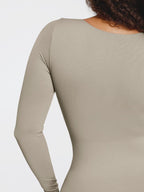 Deep V Tummy & Waist Control Jumpsuit