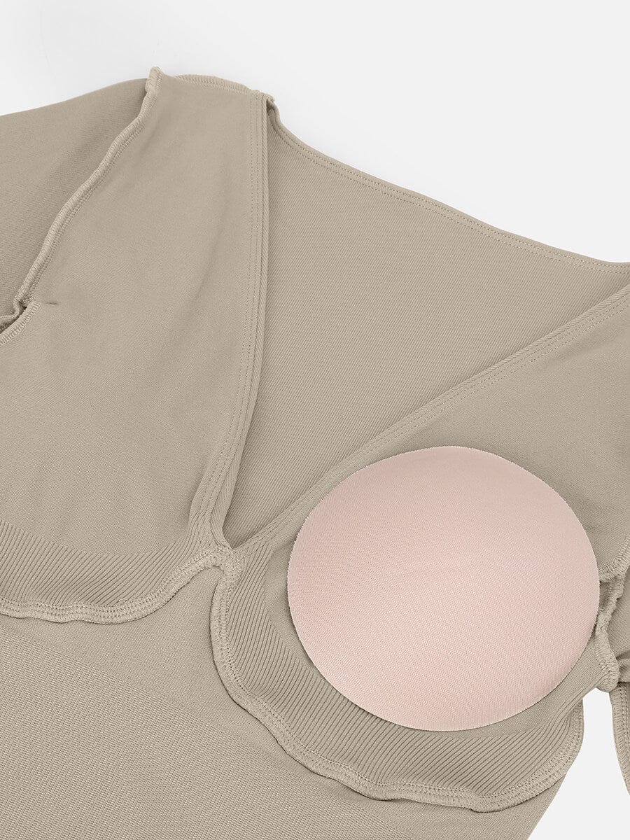 Deep V Tummy & Waist Control Jumpsuit