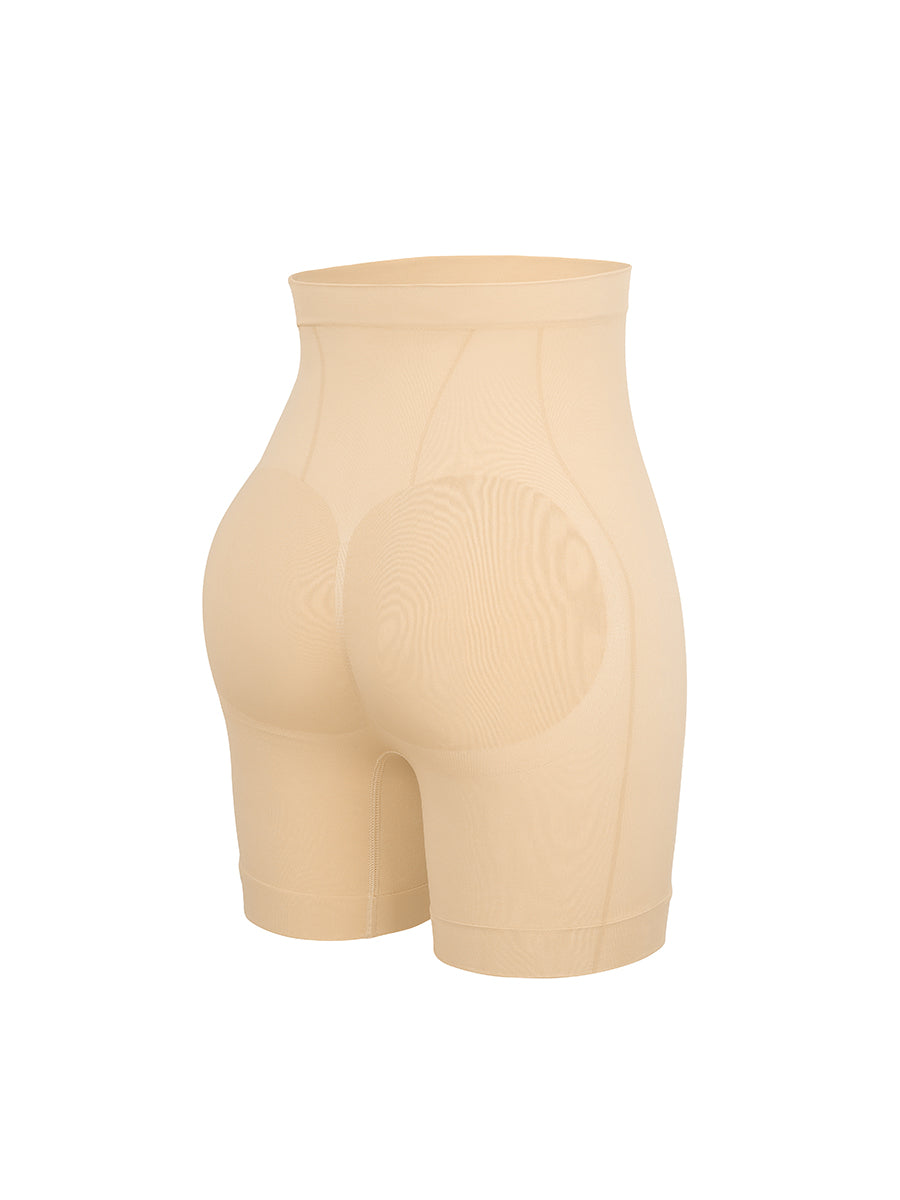 Seamless Mid-Waist Tummy Control Thigh Slimmer