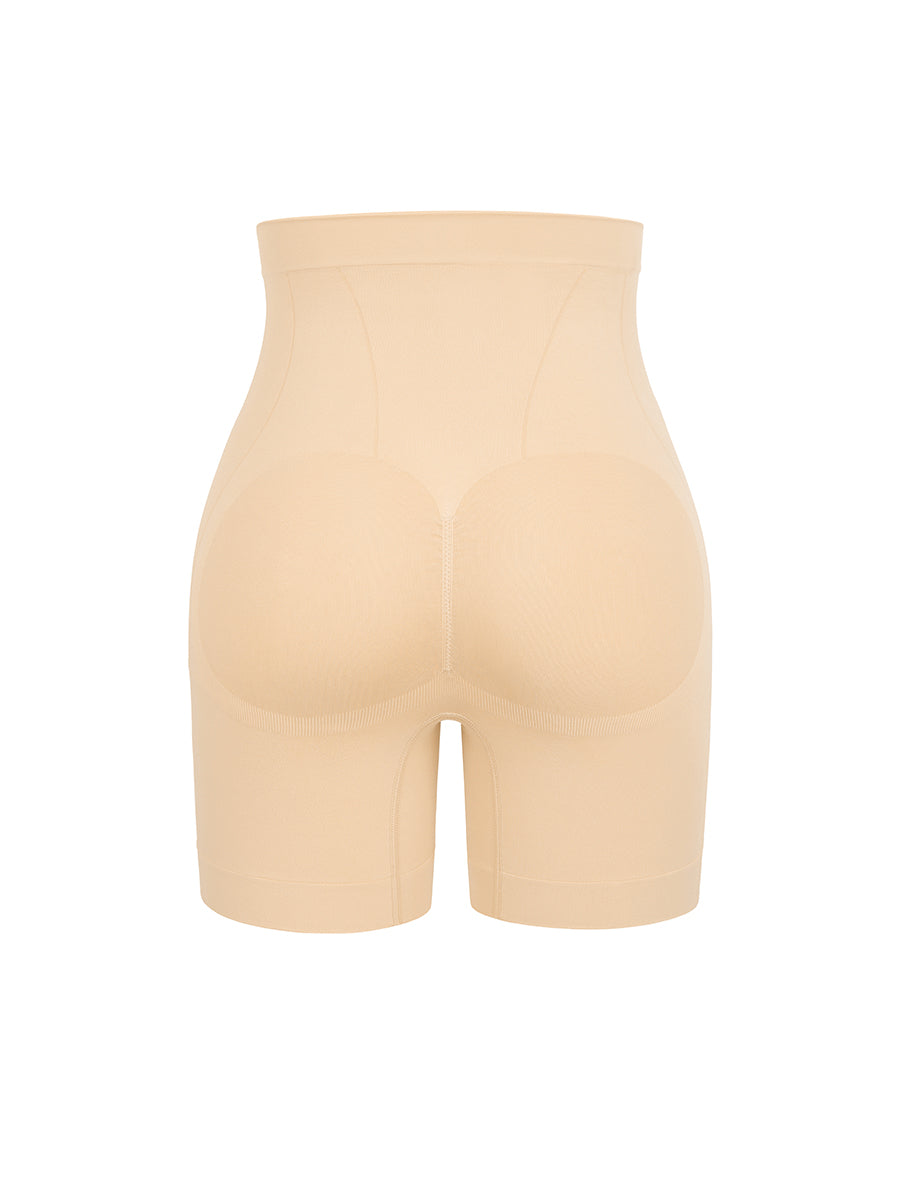Seamless Mid-Waist Tummy Control Thigh Slimmer