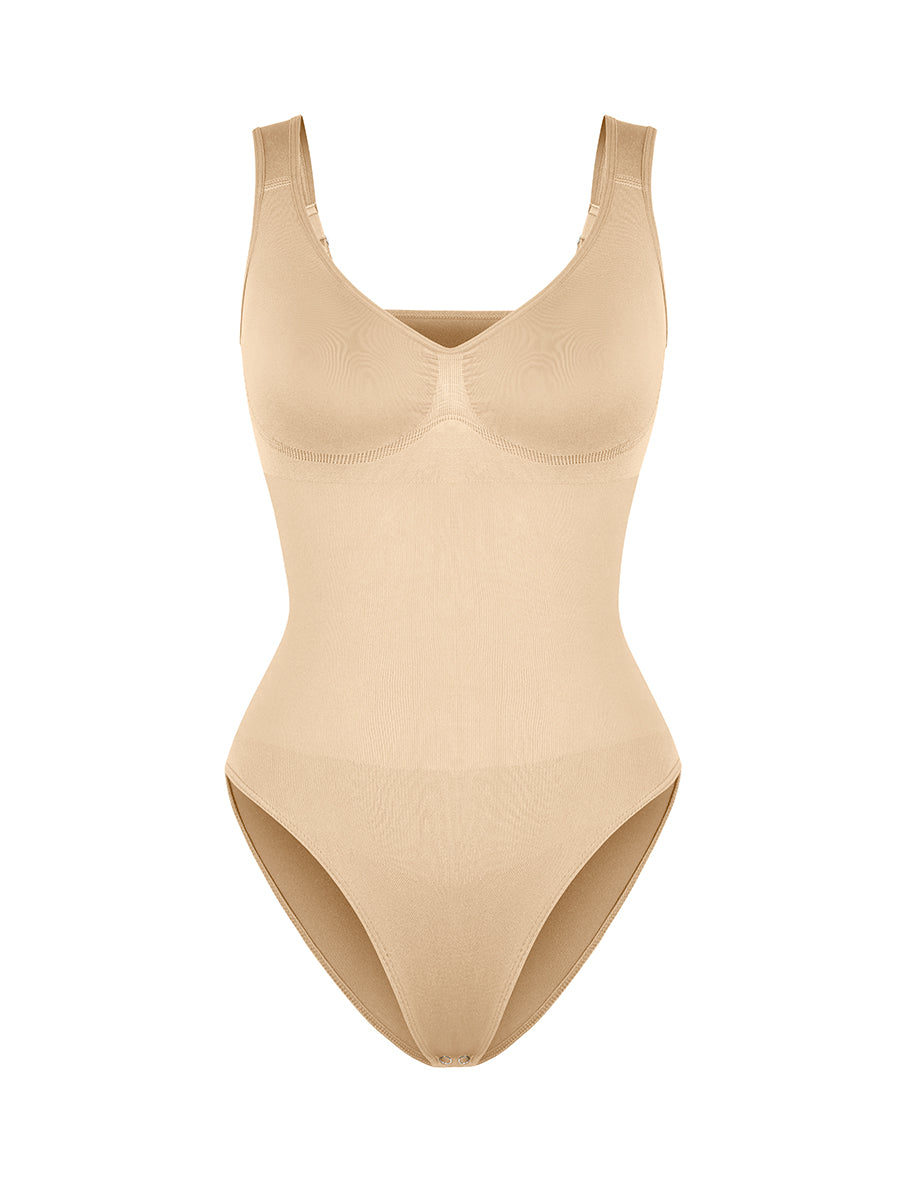 Diamond Neck Bust & Waist Control Bodysuit