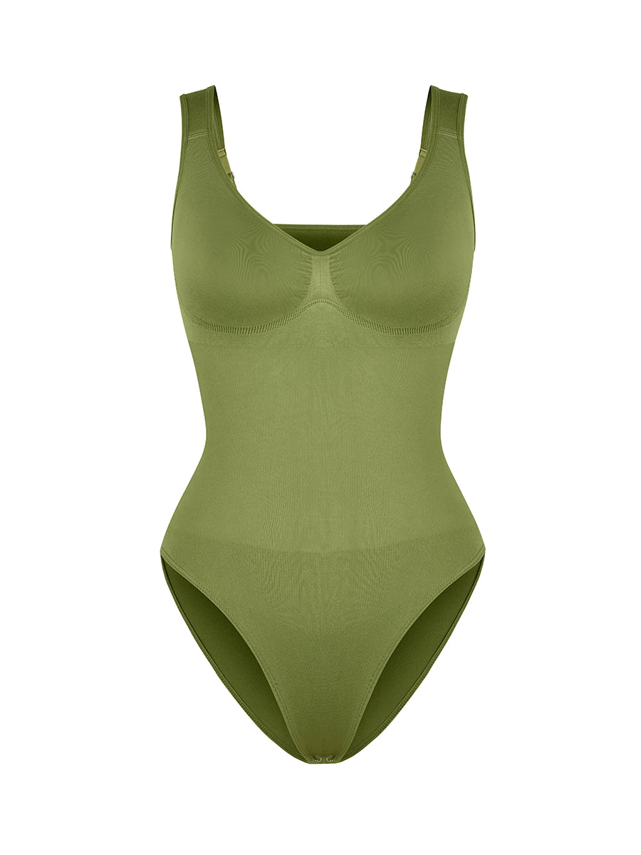 Diamond Neck Bust & Waist Control Bodysuit