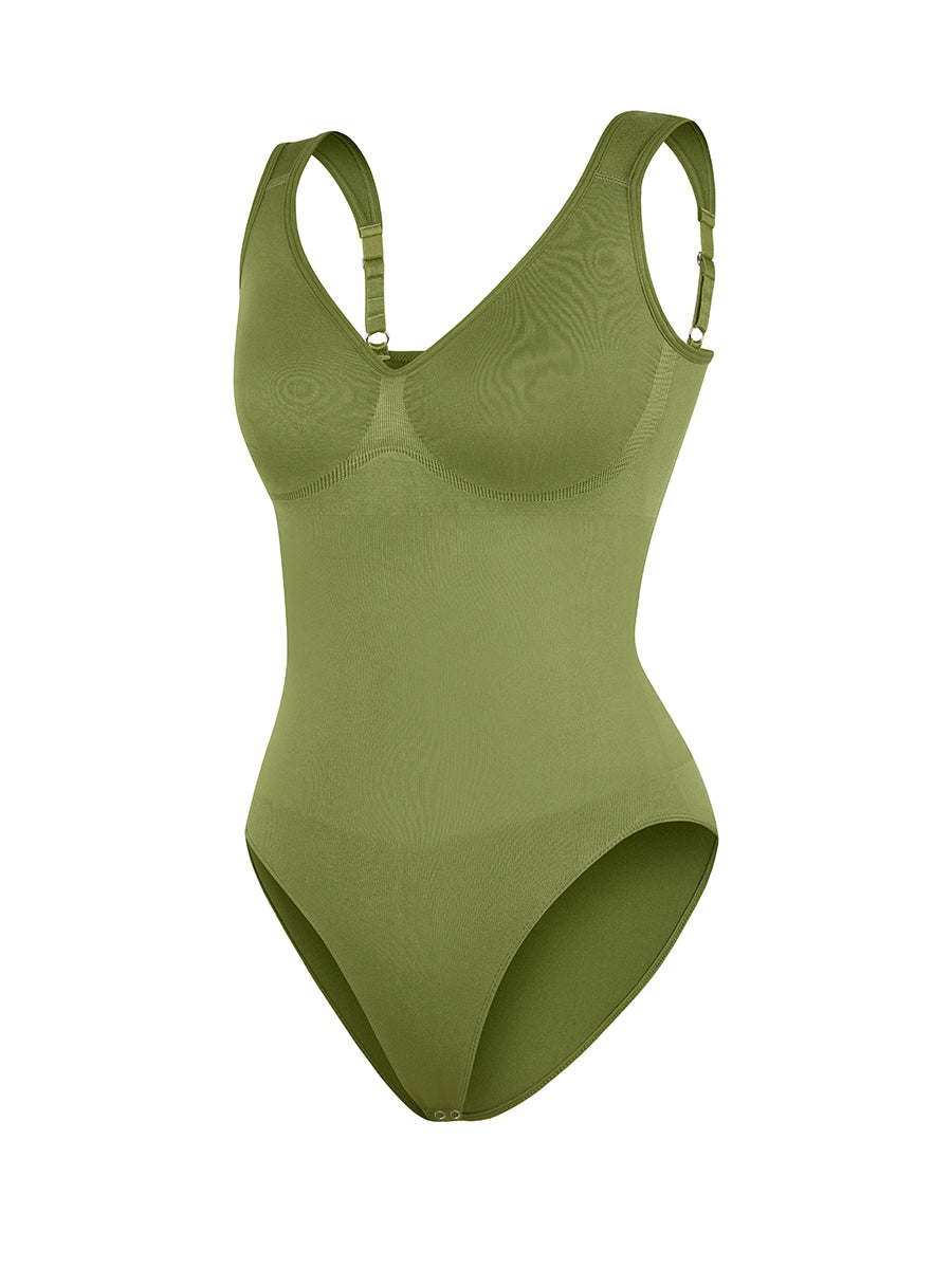 Diamond Neck Bust & Waist Control Bodysuit
