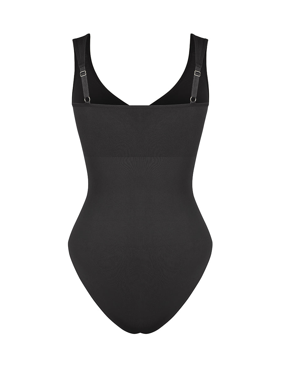 Diamond Neck Bust & Waist Control Bodysuit - Auxieswear