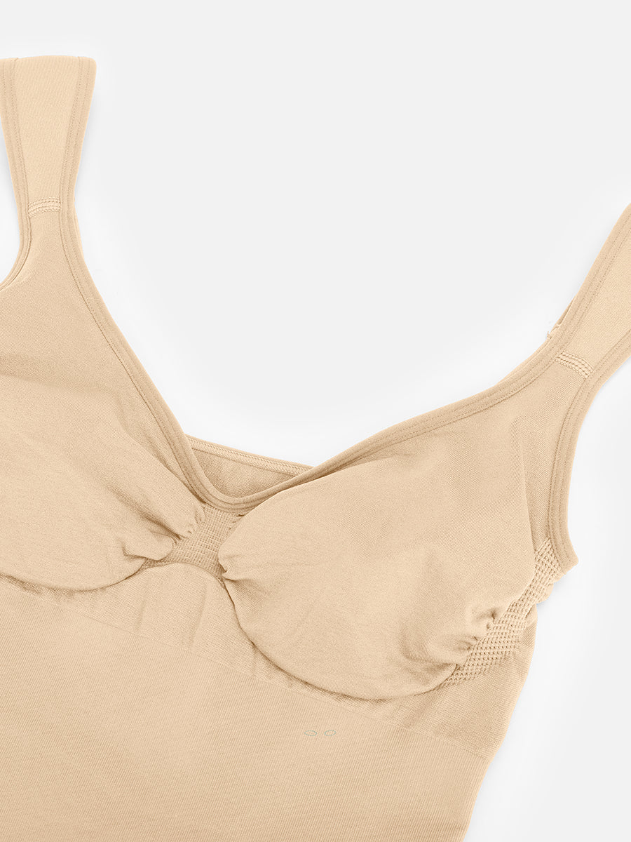 Diamond Neck Bust & Waist Control Bodysuit - Auxieswear