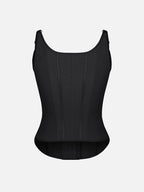 Waist Cincher Vest with 7 Steel Bones and Adjustable Straps