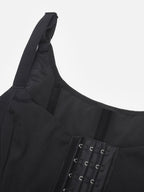 Waist Cincher Vest with 7 Steel Bones and Adjustable Straps