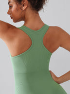Seamless Ribbed Full-Length Shaping Catsuit