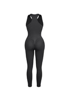 Seamless Ribbed Full-Length Shaping Catsuit