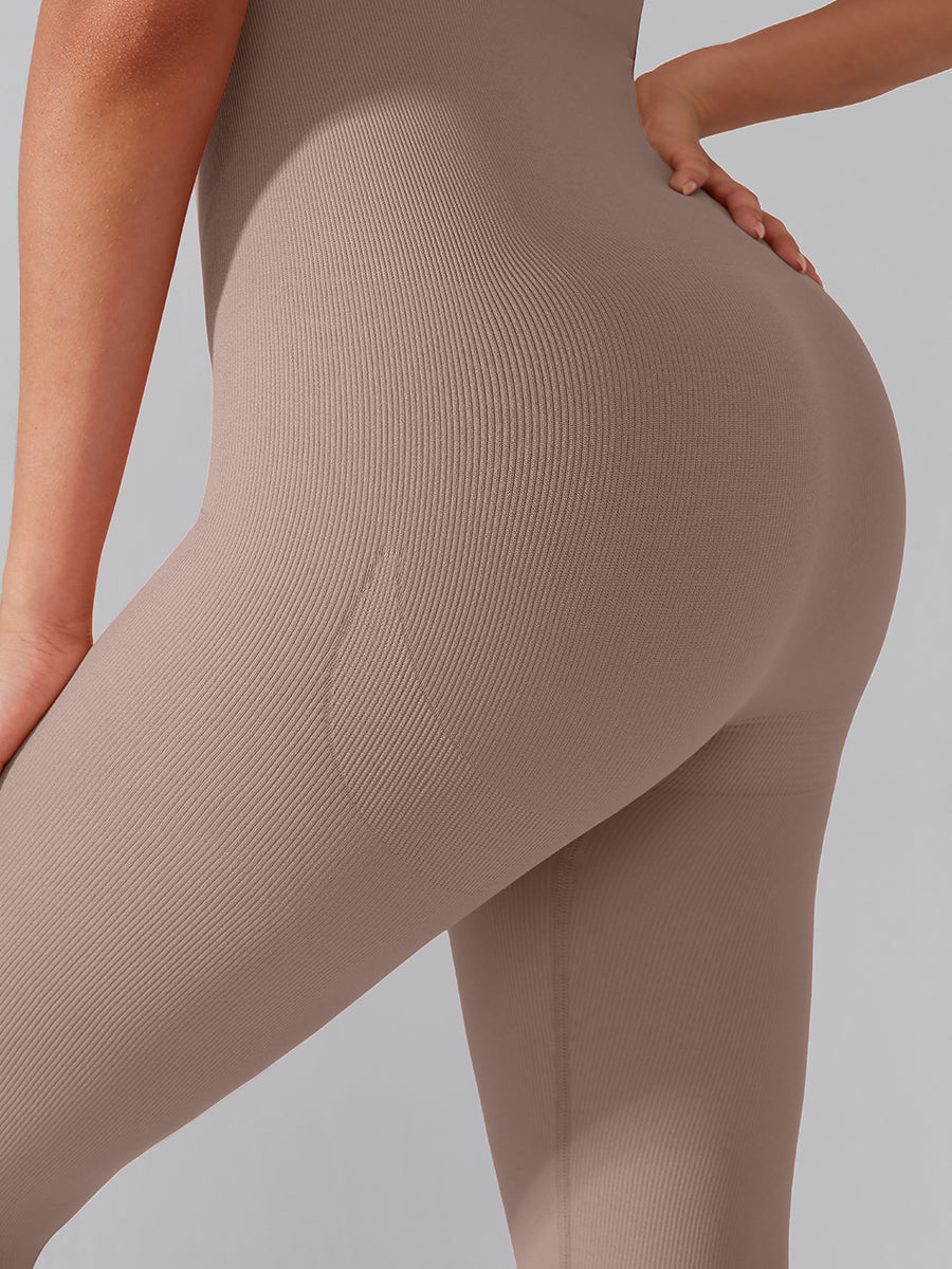 2 in 1 Waist & Tummy Control Bra-free Sports Jumpsuit - Auxieswear