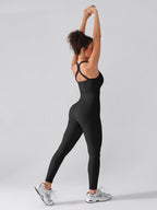2 in 1 Waist & Tummy Control Bra-free Sports Jumpsuit