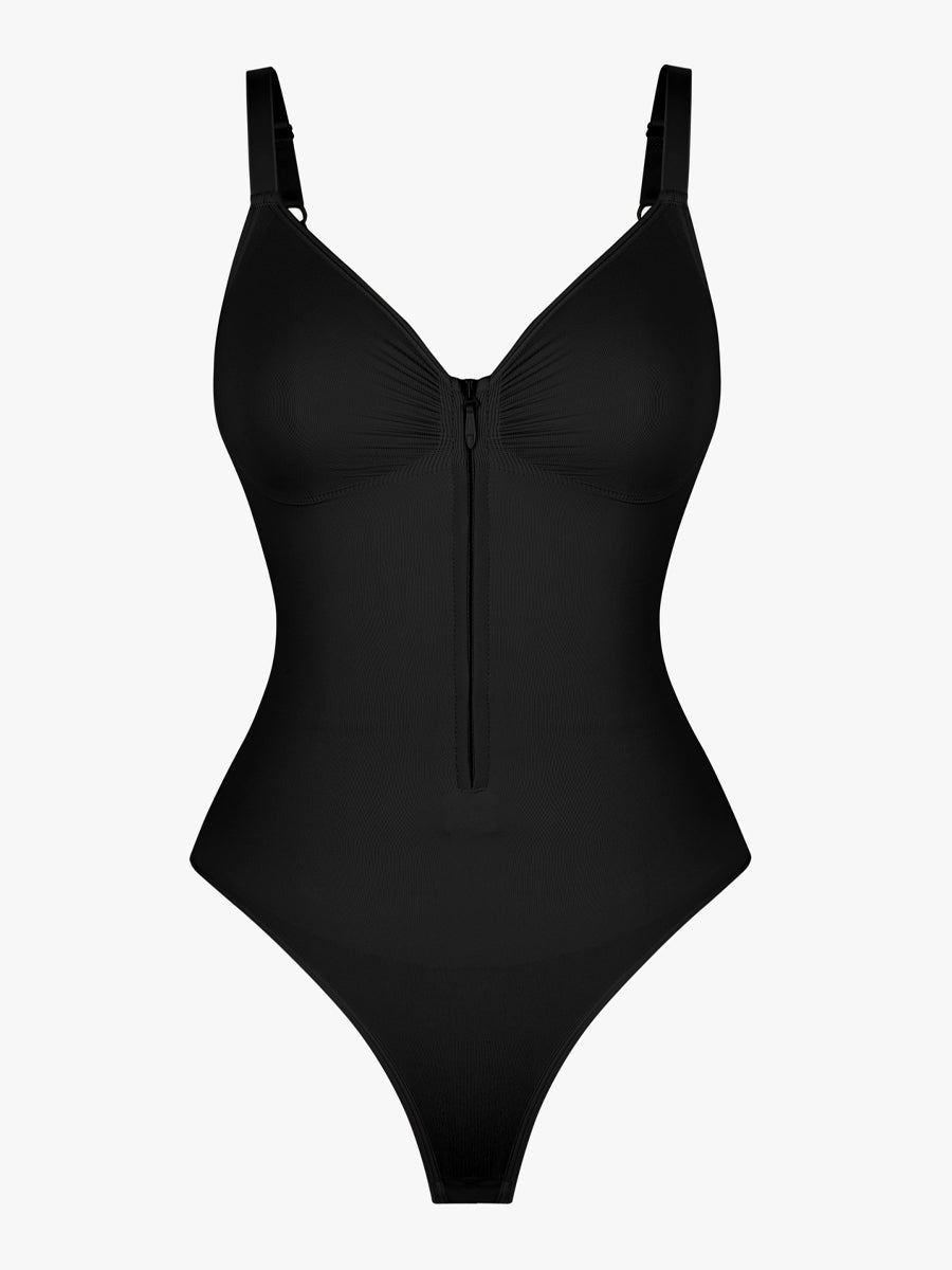 Plunge Chest Support with Inner Clips Bodysuit