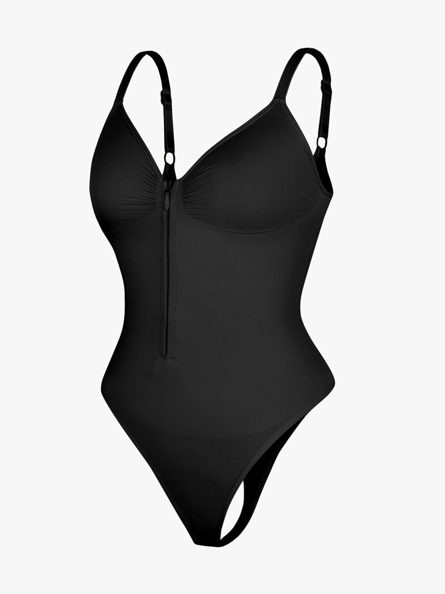 Plunge Chest Support with Inner Clips Bodysuit