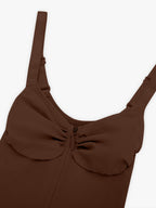 Plunge Chest Support with Inner Clips Bodysuit