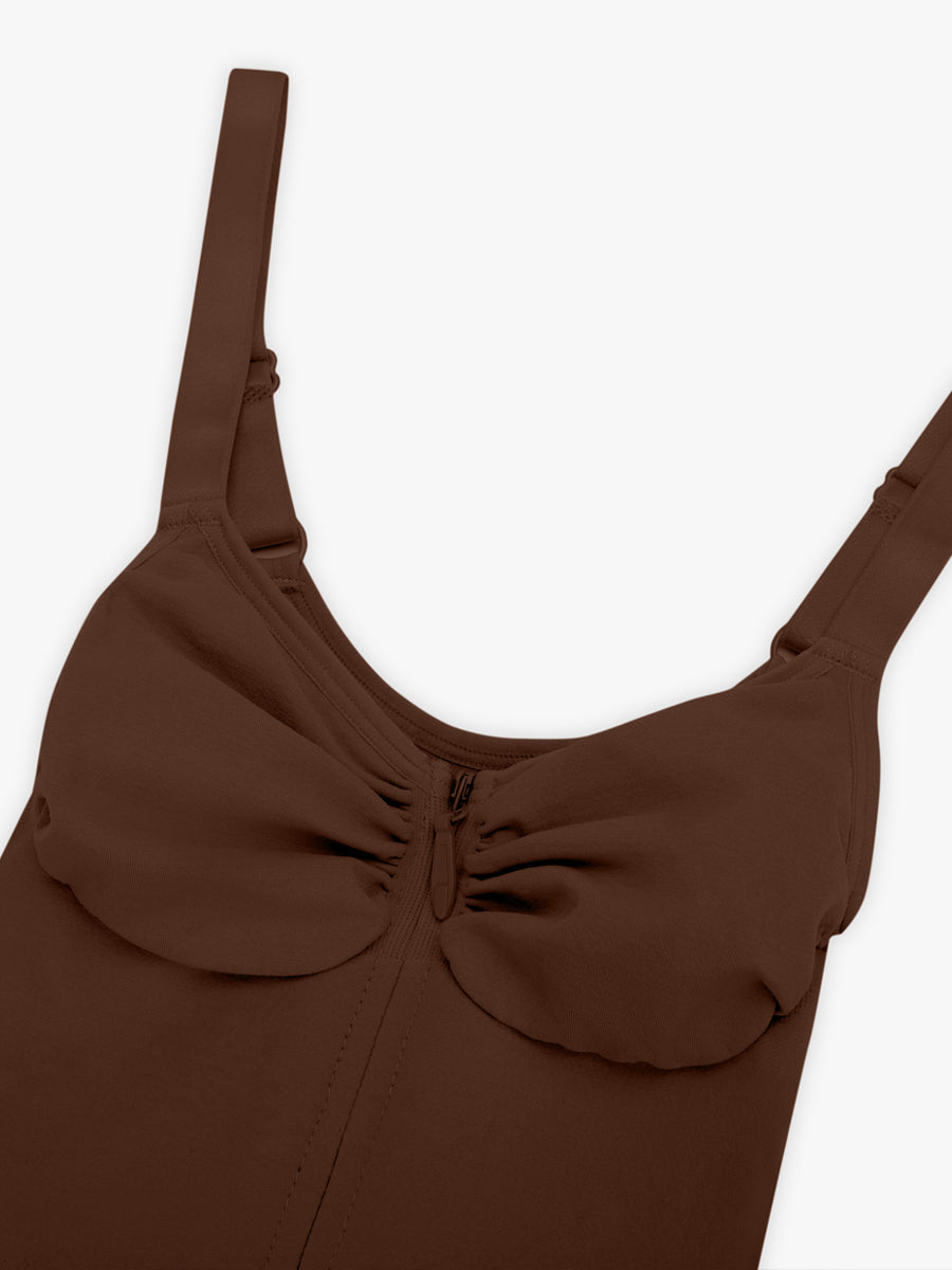 Plunge Chest Support with Inner Clips Bodysuit