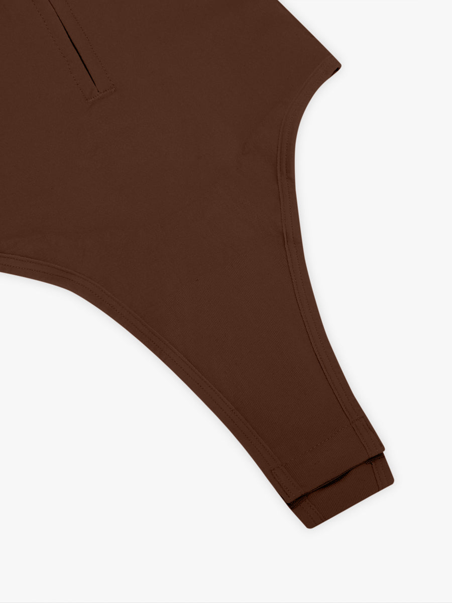 Plunge Chest Support with Inner Clips Bodysuit