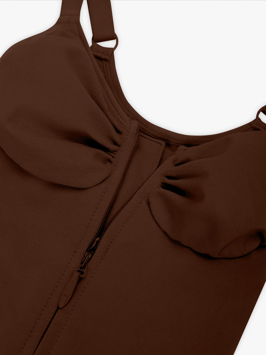 Plunge Chest Support with Inner Clips Bodysuit