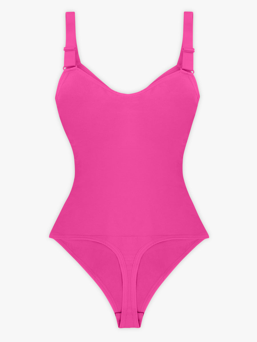 Plunge Chest Support with Inner Clips Bodysuit