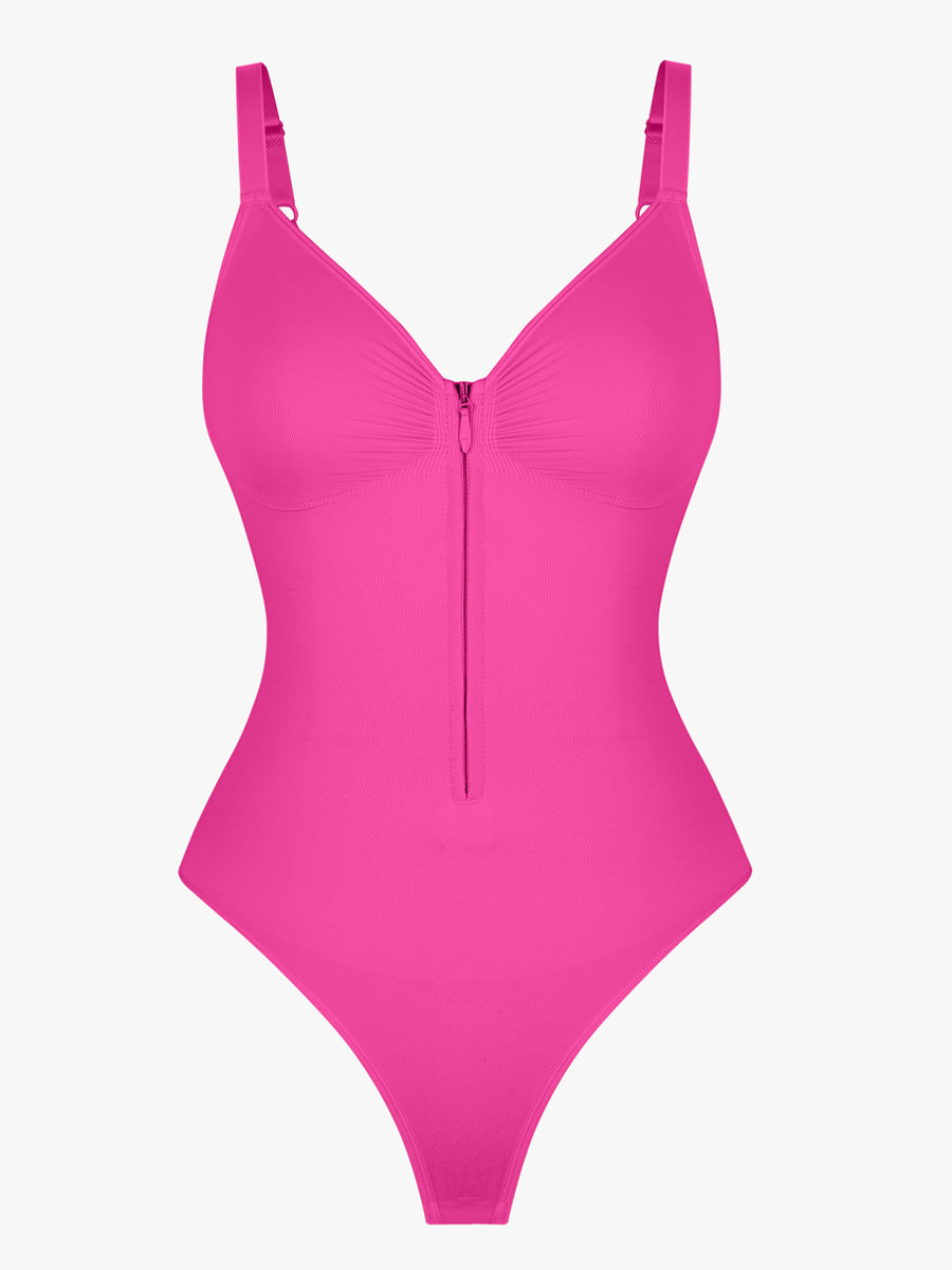 Plunge Chest Support with Inner Clips Bodysuit