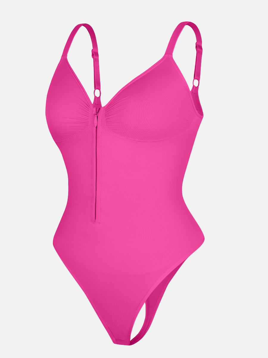 Plunge Chest Support with Inner Clips Bodysuit