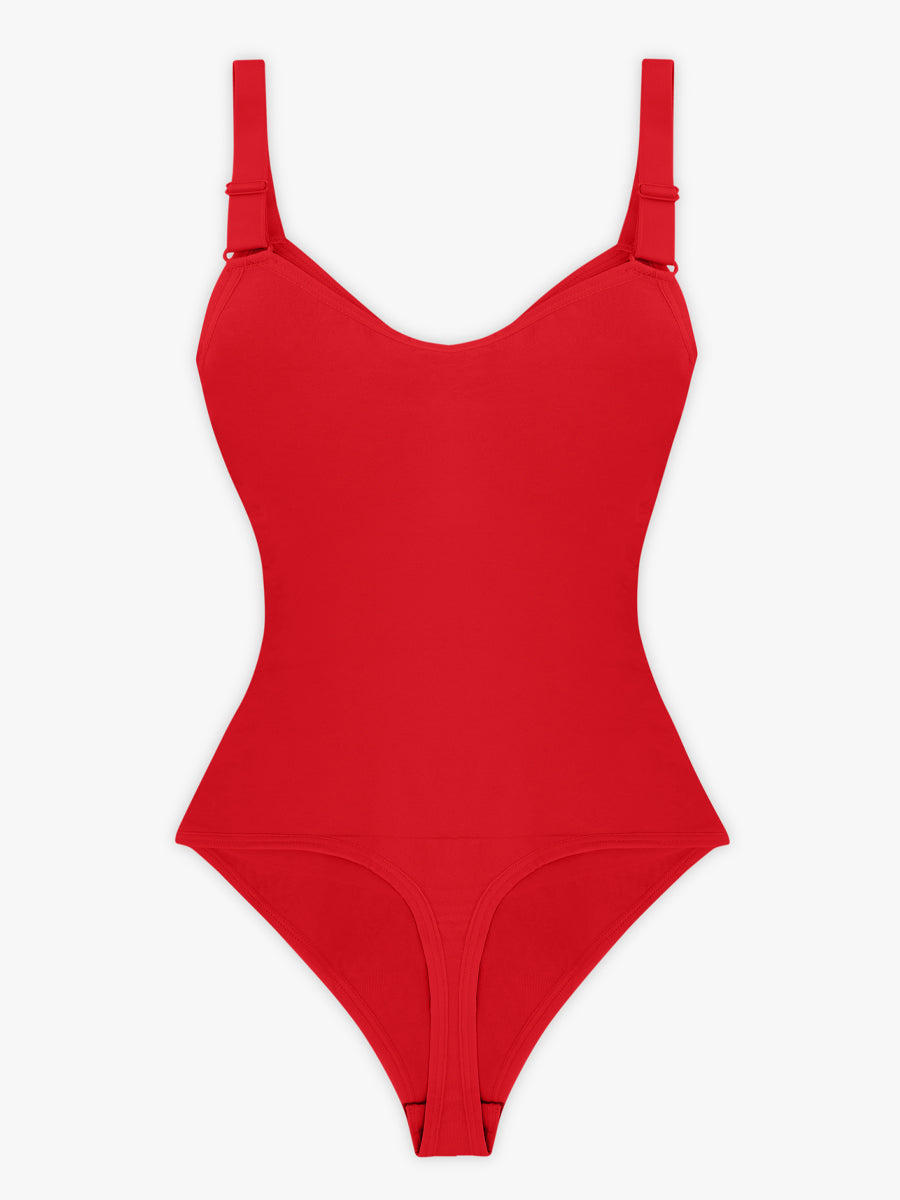 Plunge Chest Support with Inner Clips Bodysuit