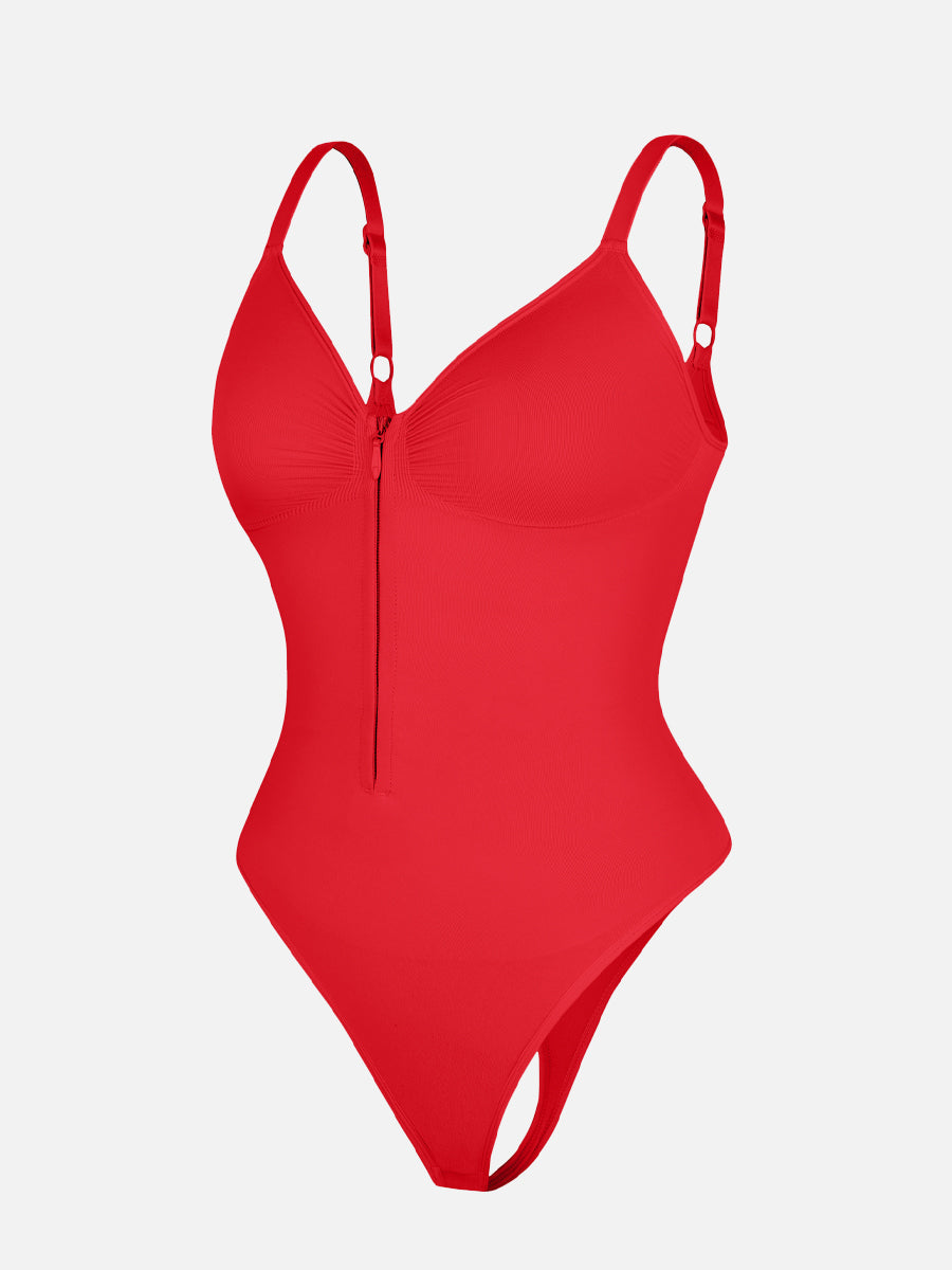 Plunge Chest Support with Inner Clips Bodysuit