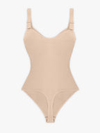 Plunge Chest Support with Inner Clips Bodysuit