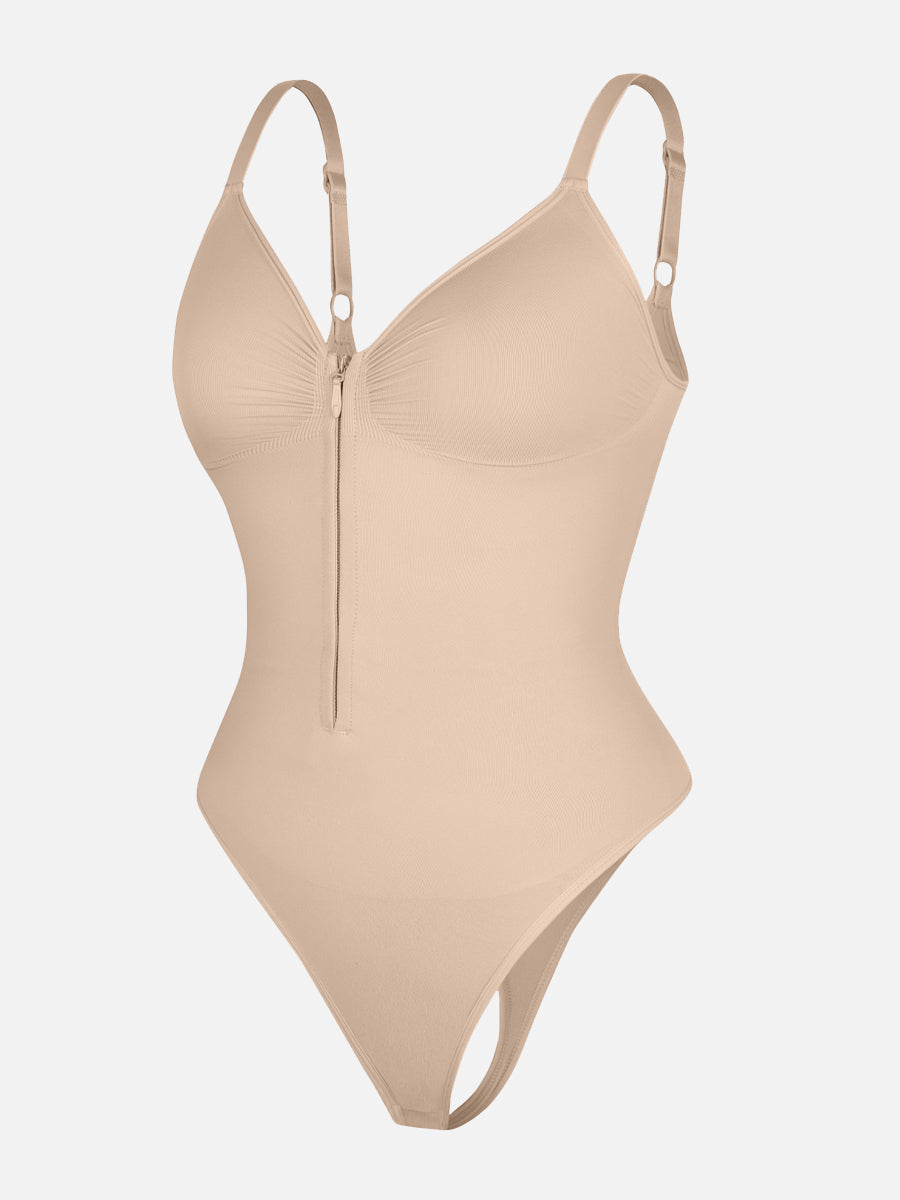 Plunge Chest Support with Inner Clips Bodysuit