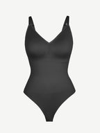 Scoop Back Tummy Control Bodysuit with Built-in Bra