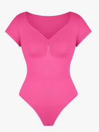 cap sleeves Bust and Waist Control Bodysuit