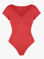 cap sleeves Bust and Waist Control Bodysuit