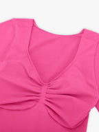cap sleeves Bust and Waist Control Bodysuit