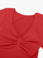 cap sleeves Bust and Waist Control Bodysuit