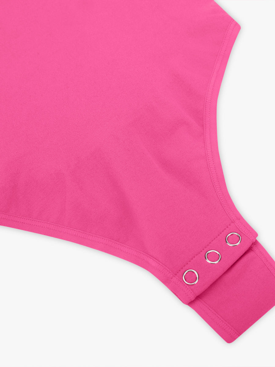 cap sleeves Bust and Waist Control Bodysuit