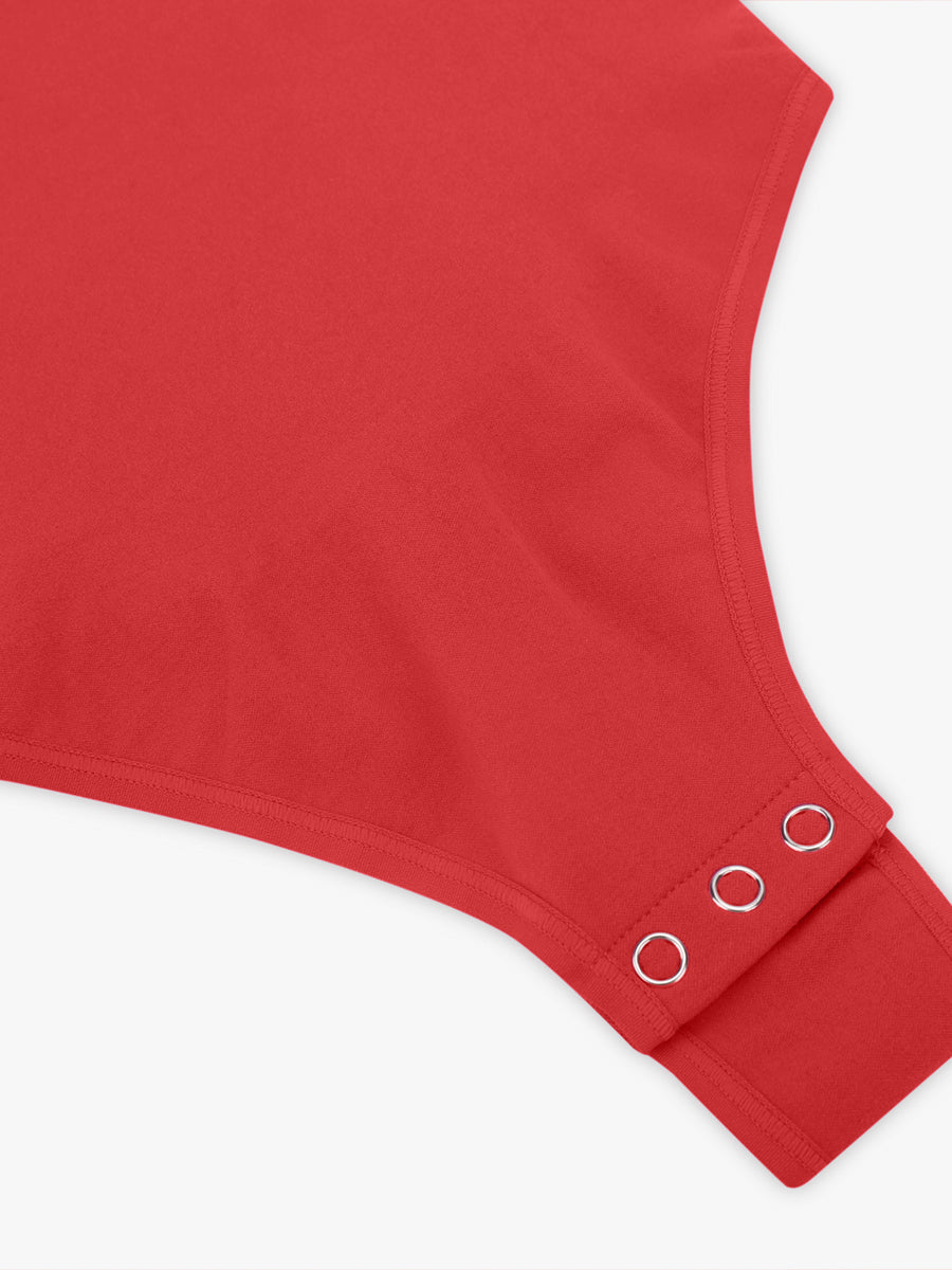 cap sleeves Bust and Waist Control Bodysuit