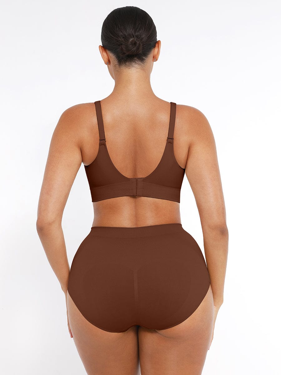 Wireless Bust Support Bra with Foam Cups