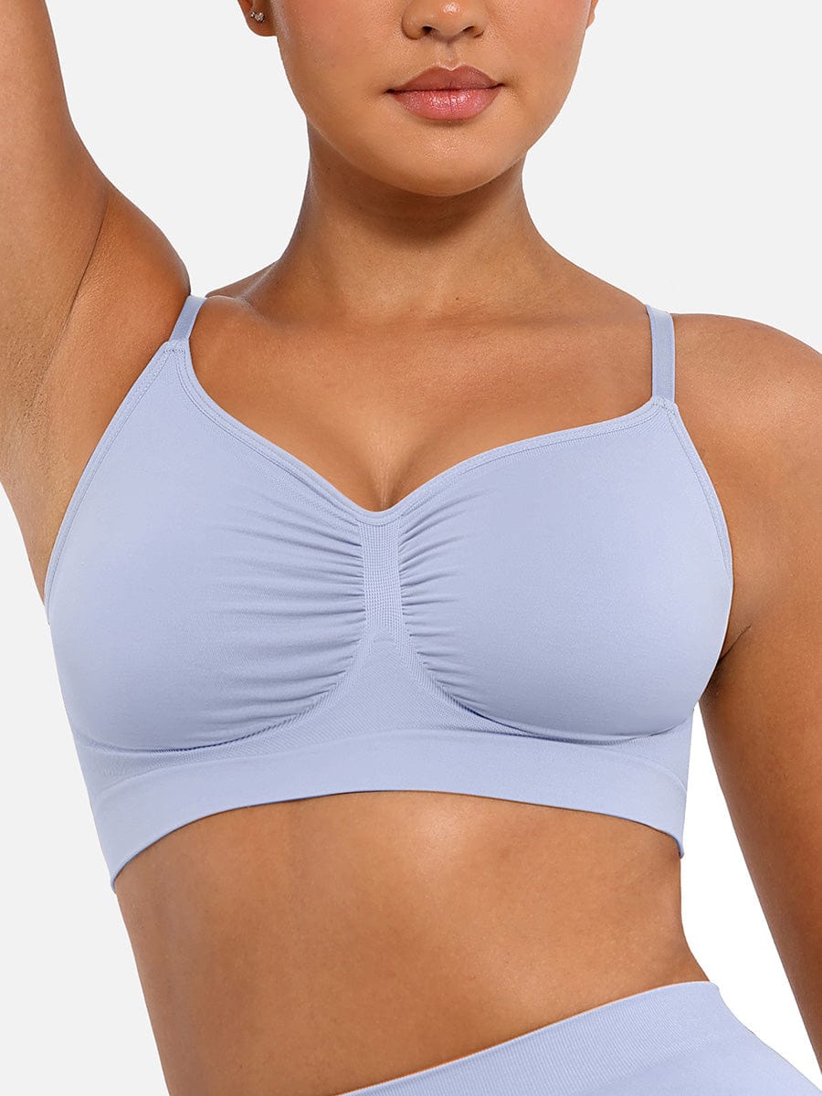 Wireless Supportive Shaping Bra with Adjustable Straps - Auxieswear