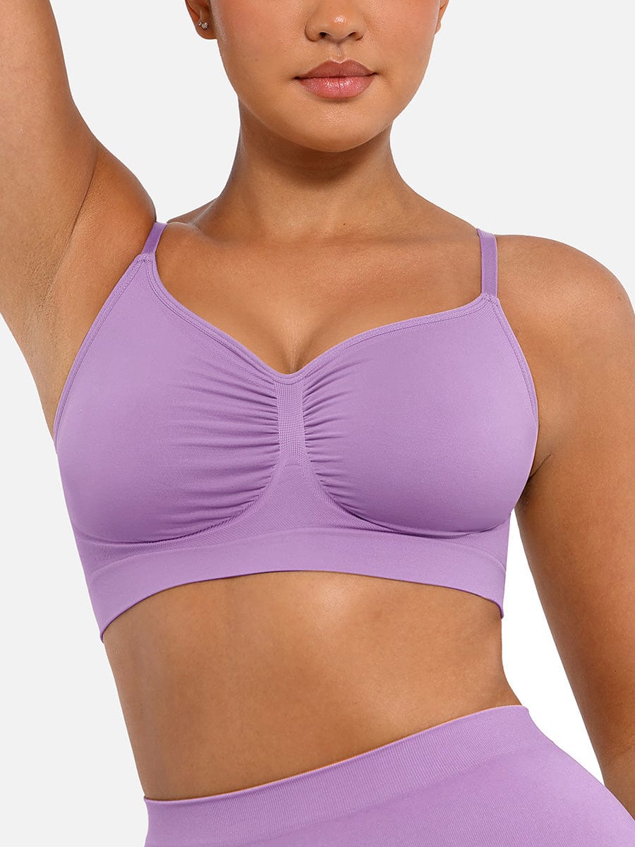 Wireless Supportive Shaping Bra with Adjustable Straps - Auxieswear