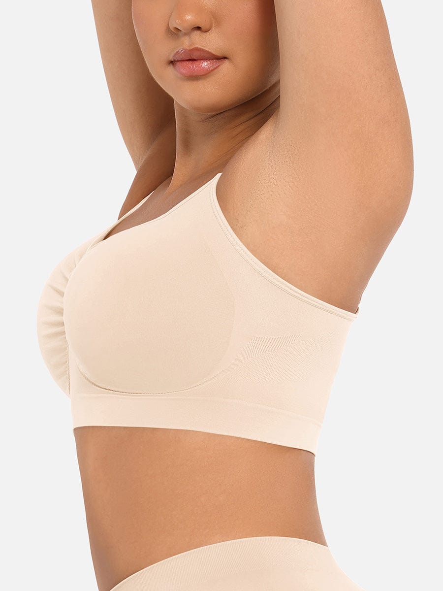 Wireless Supportive Shaping Bra with Adjustable Straps - Auxieswear