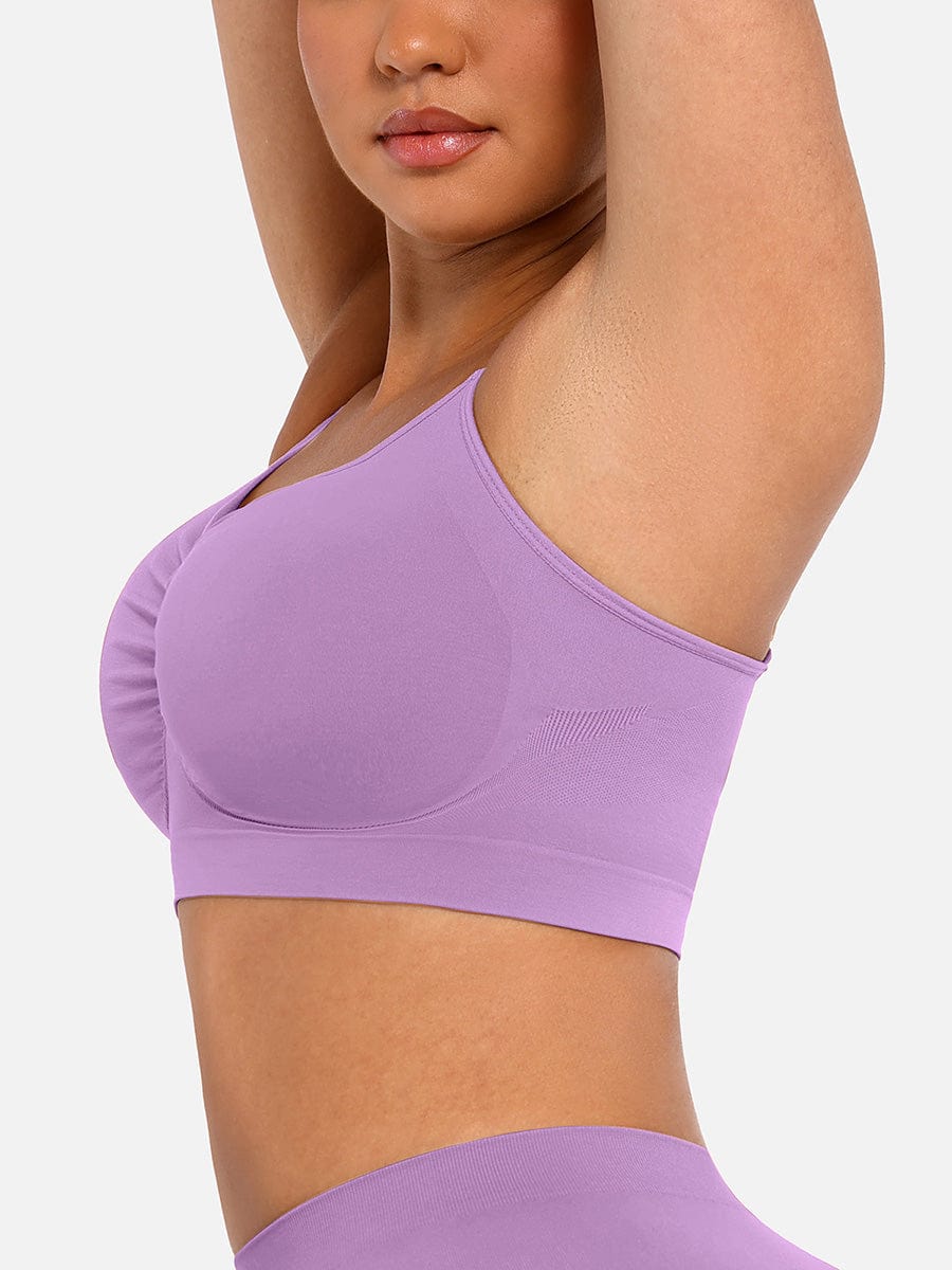 Wireless Supportive Shaping Bra with Adjustable Straps