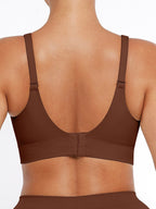 Wireless Bust Support Bra with Foam Cups