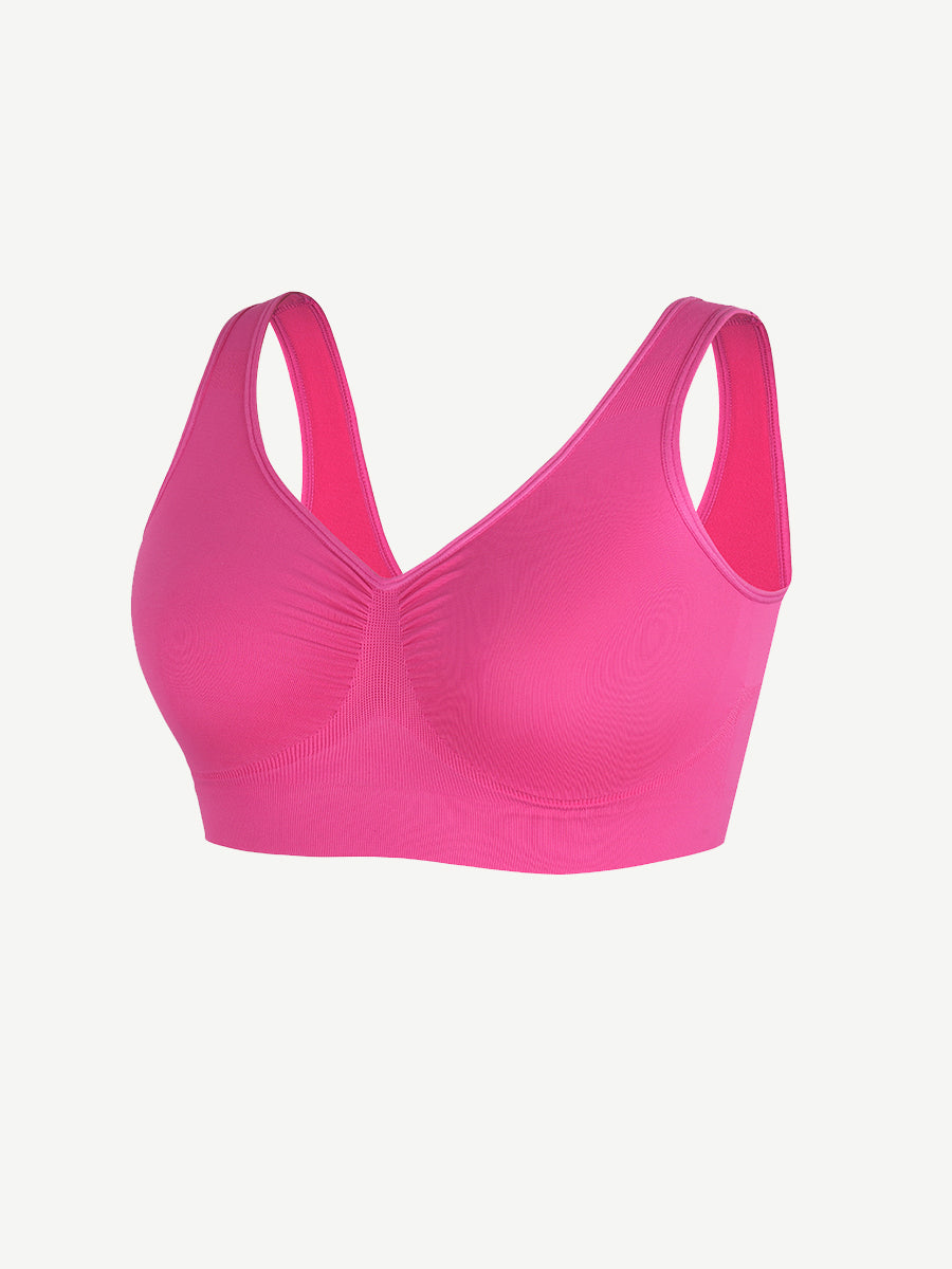 Wide Back & Straps Bust Support Shaping Bra