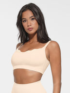 Scoop Neck Bralette with Smooth Back & Adjustable Straps