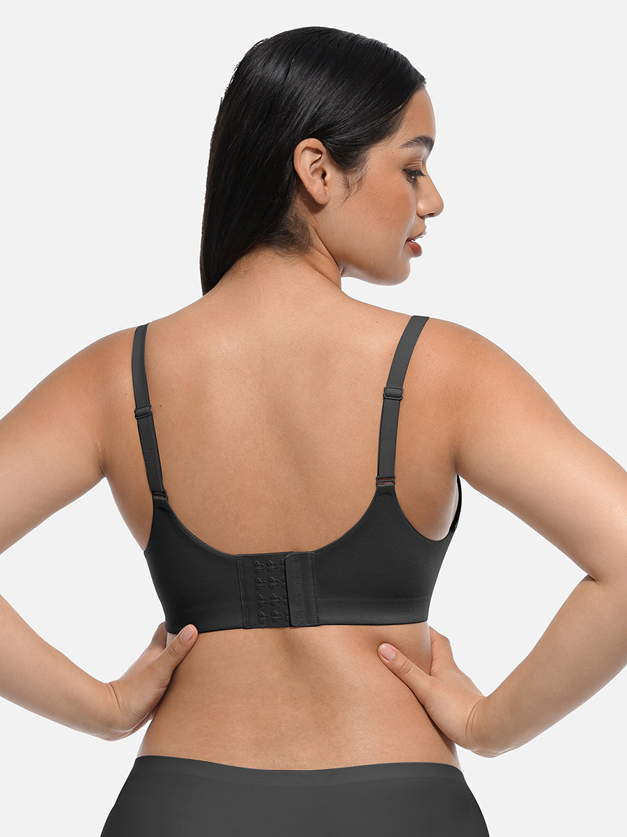 Wireless Push Up Demi coverage Bralettes Bra