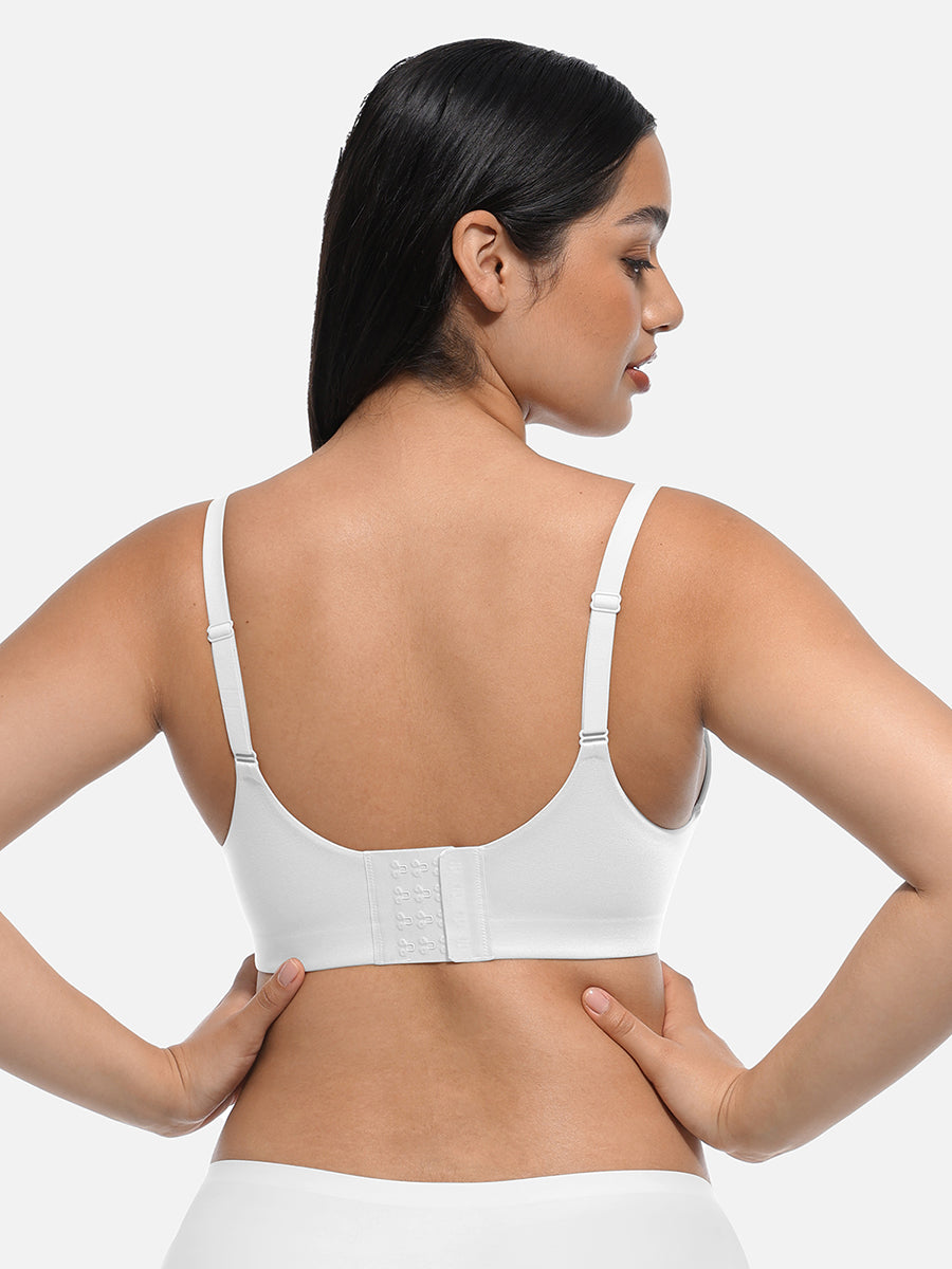 Wireless Push Up Demi coverage Bralettes Bra