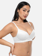 Wireless Push Up Demi coverage Bralettes Bra
