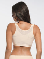 Wireless Shapewear Bra with Adjustable Front