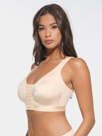 Wireless Shapewear Bra with Adjustable Front
