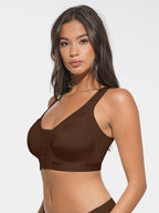 Wireless Shapewear Bra with Adjustable Front